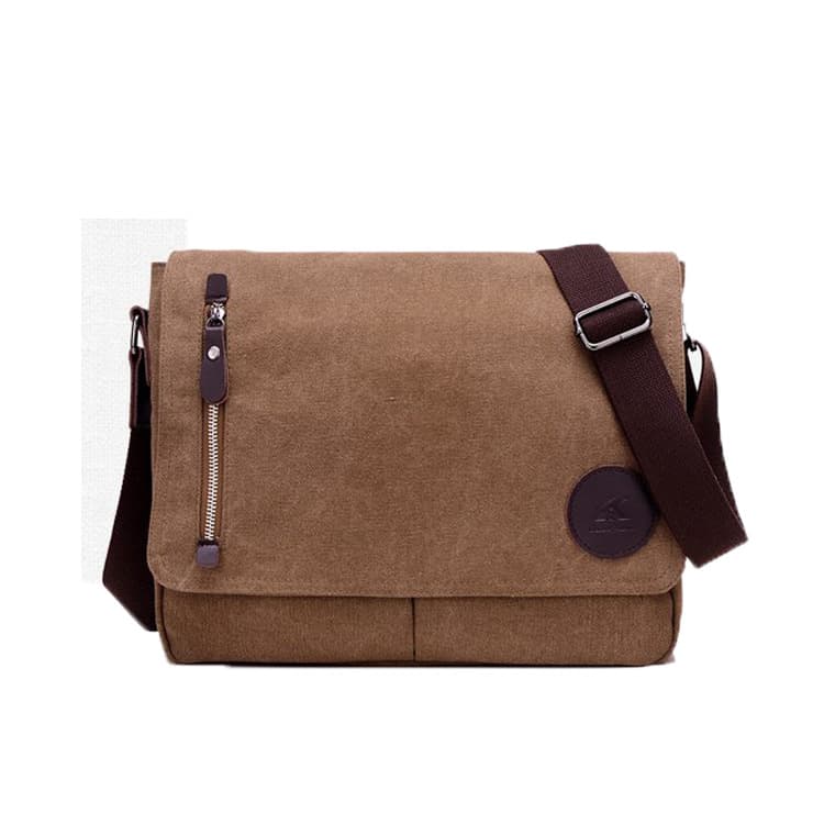 Bolsa hombro lona cuadrada asa suave