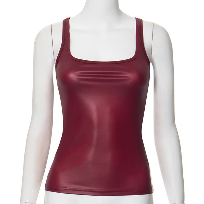 Chaleco deportivo ajustado para mujer
