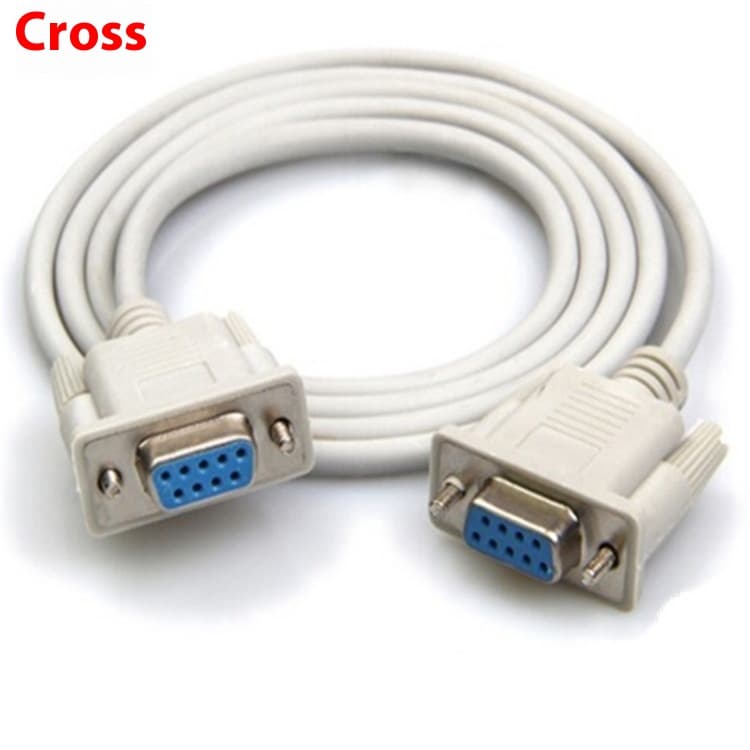 Cable puerto serie RS232 cruzado DB9 hembra a hembra, 1.5m