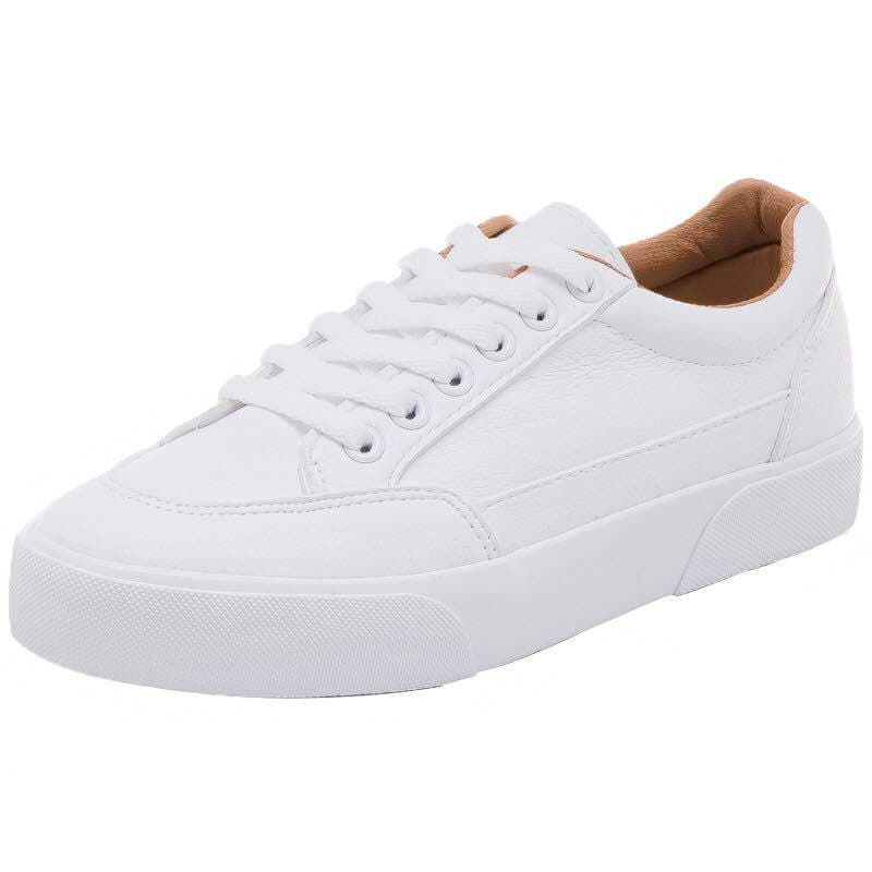 Zapatos planos blancos de moda para mujer