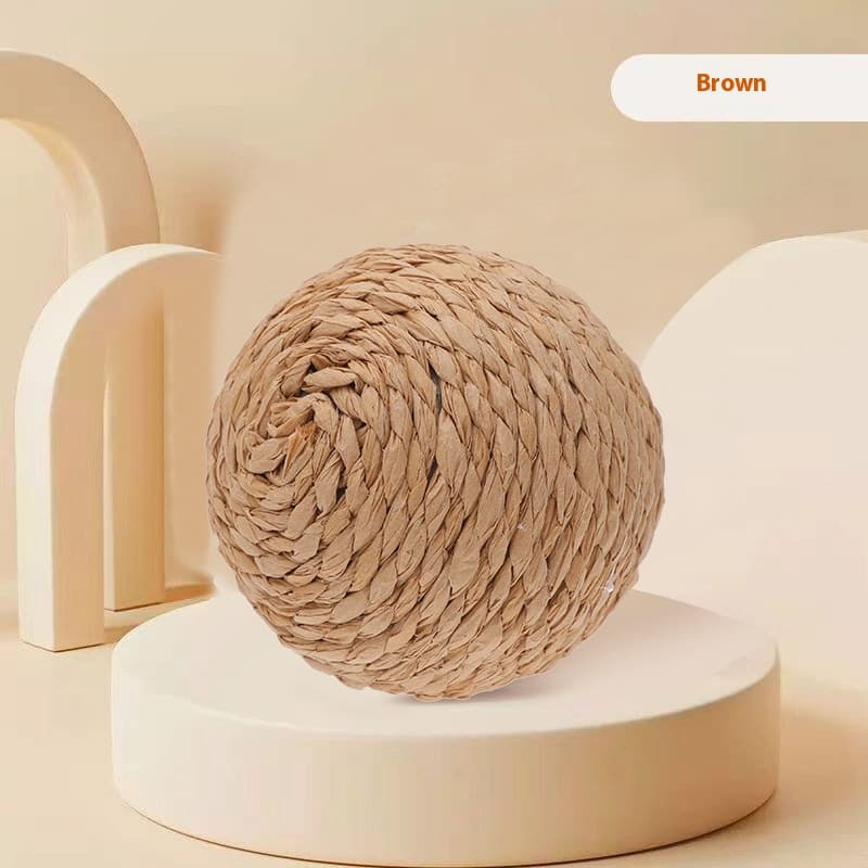 Pelota de cuerda de sisal para gatos entretenimiento