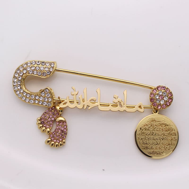 Broche pequeño con diseño de constelación, tendencia asiática