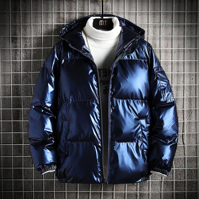 Chaqueta acolchada con capucha de algodón grueso