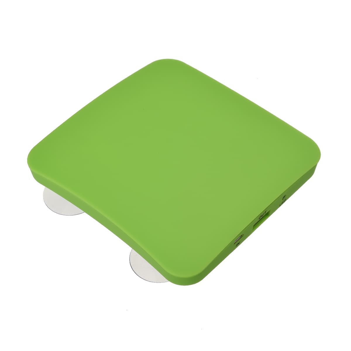 Banco de energía solar con panel visible, 5200 mAh