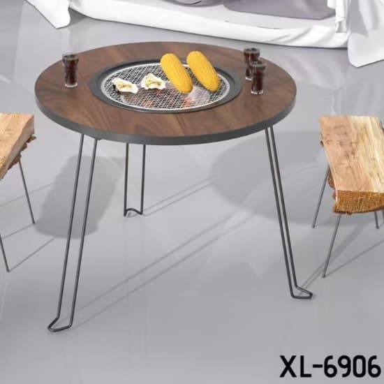 Mesa plegable para barbacoa y preparación de té de 60 cm