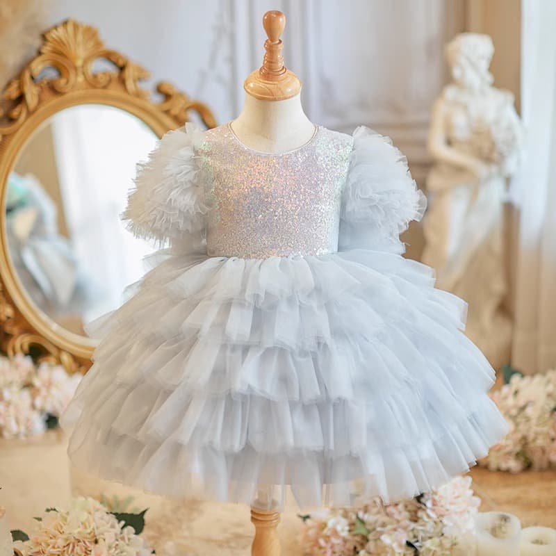 Vestido de tutú para cumpleaños de bebé niña
