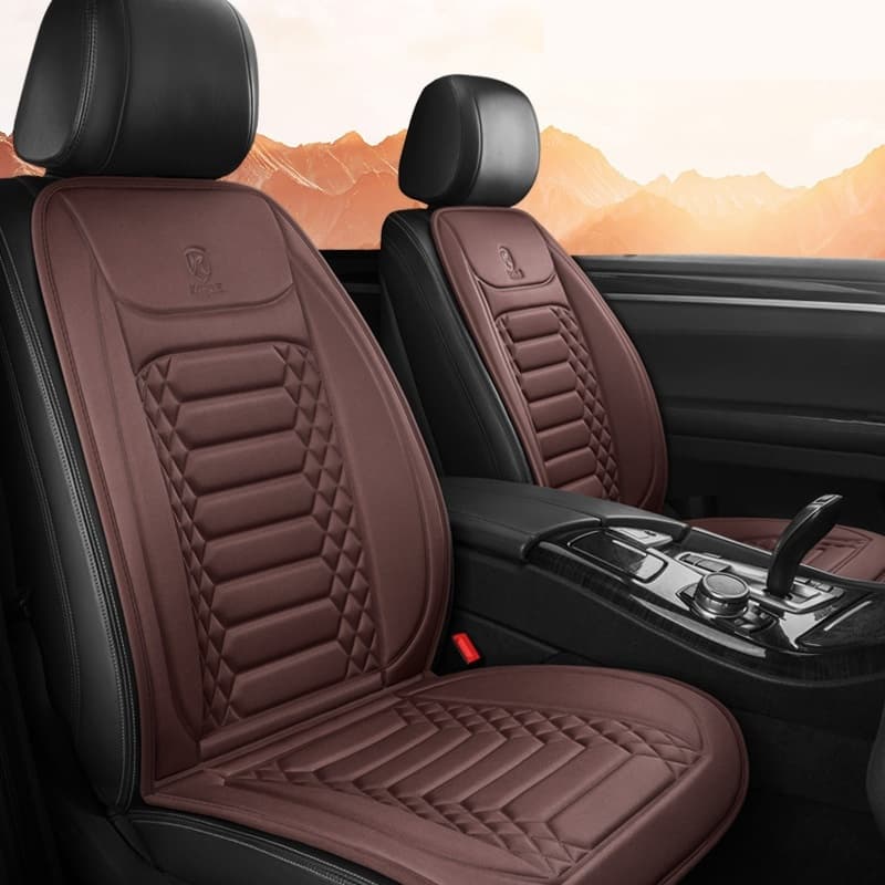 Asiento de auto con calefacción eléctrica de felpa