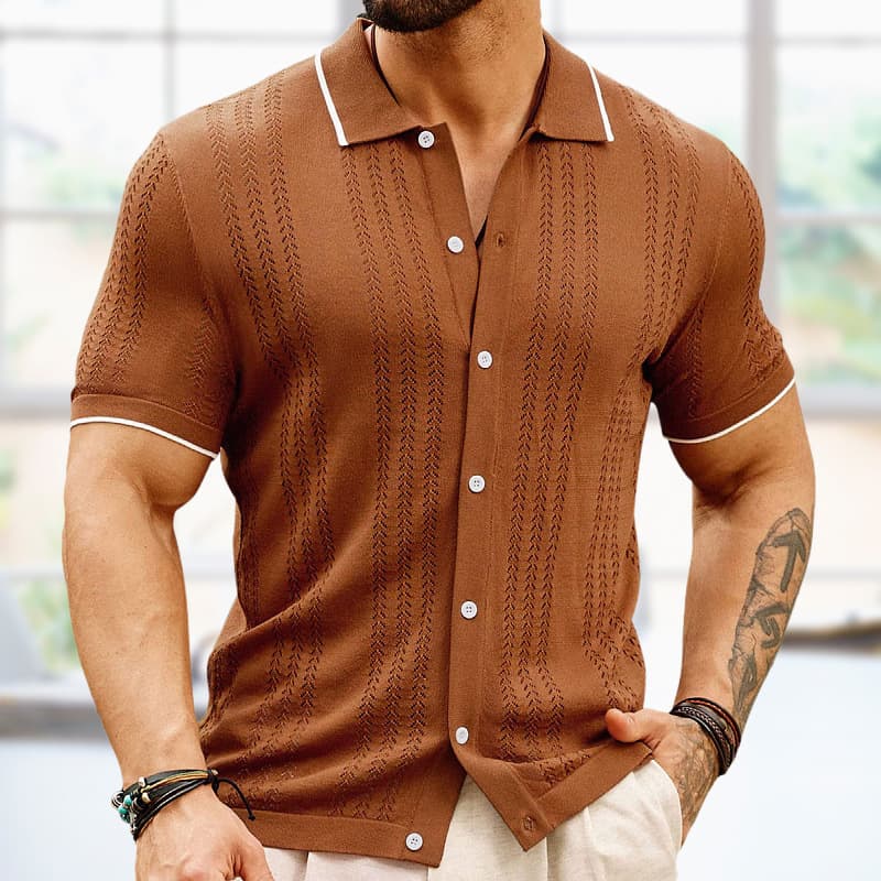 Polo de manga corta para verano elegante