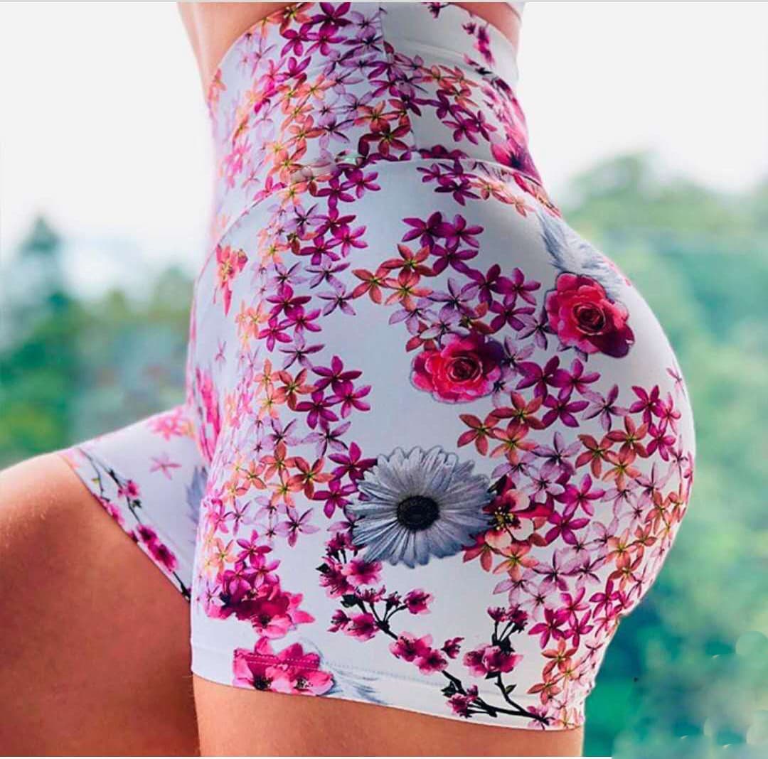 Pantalones cortos deportivos para yoga con secado rápido