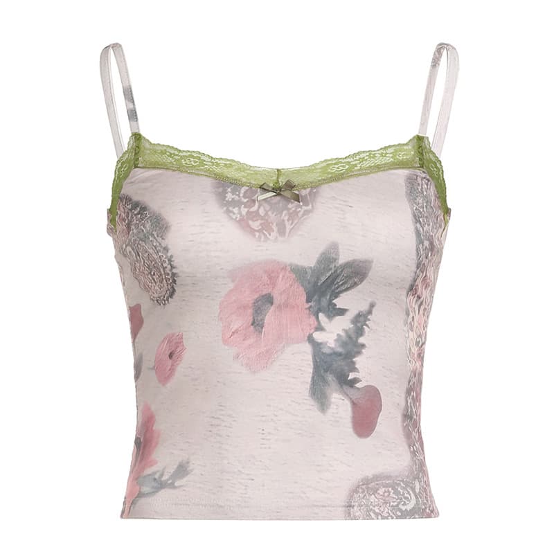 Top sin espalda slim fit con tirantes finos y escote en V