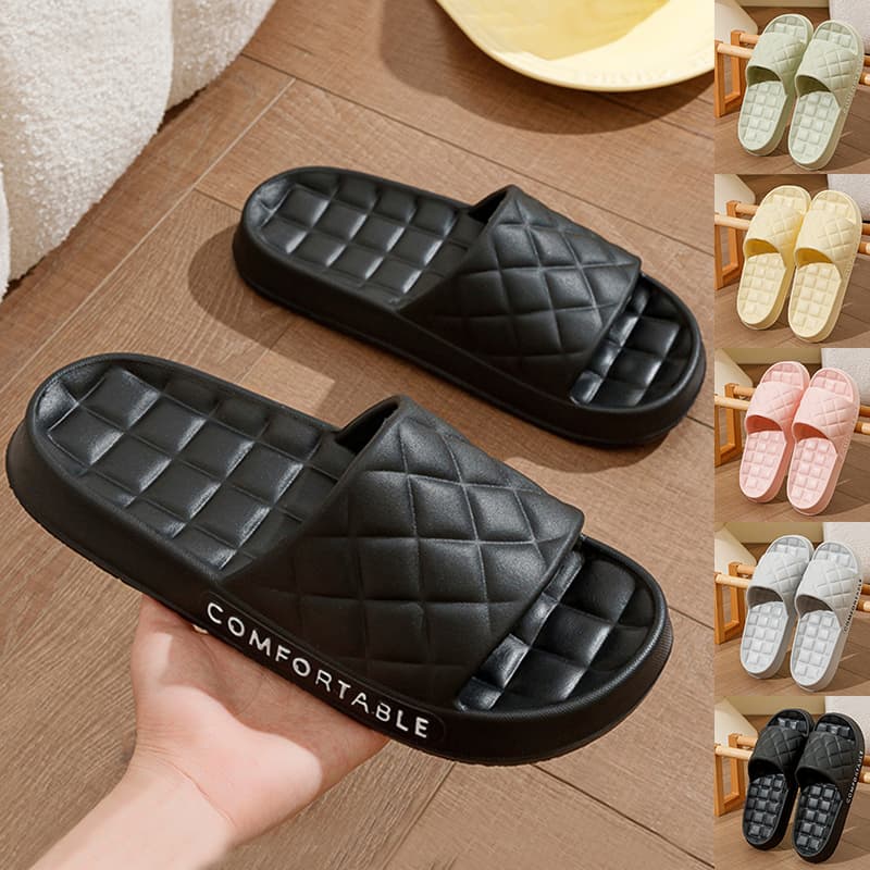 Pantuflas para hombre con diseño a cuadros