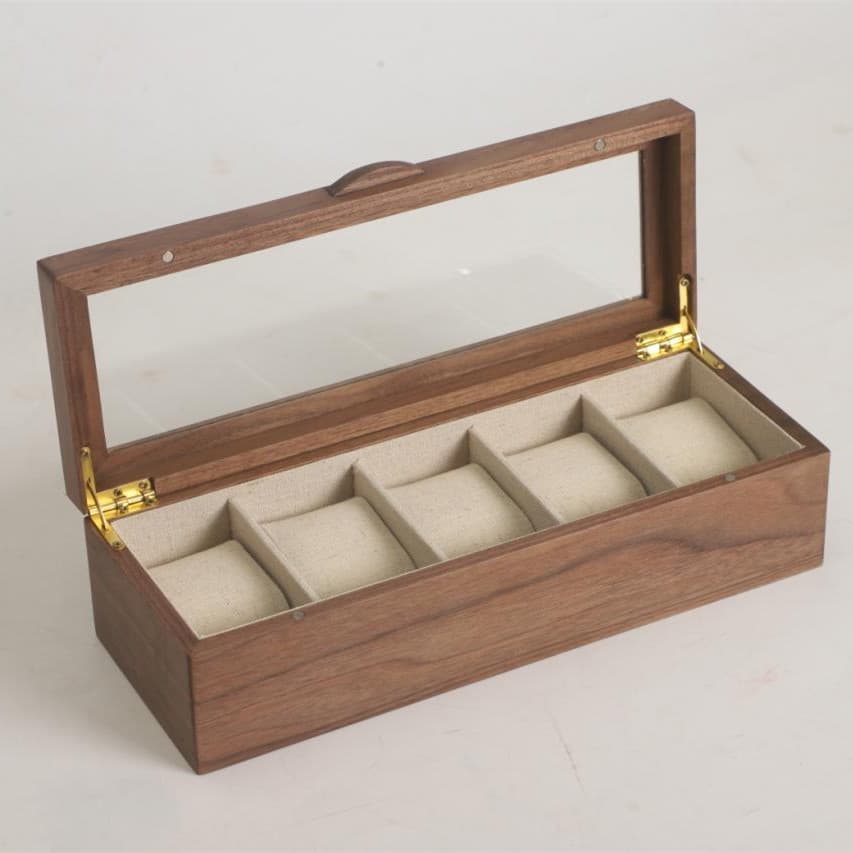 Caja de almacenamiento para relojes y joyas