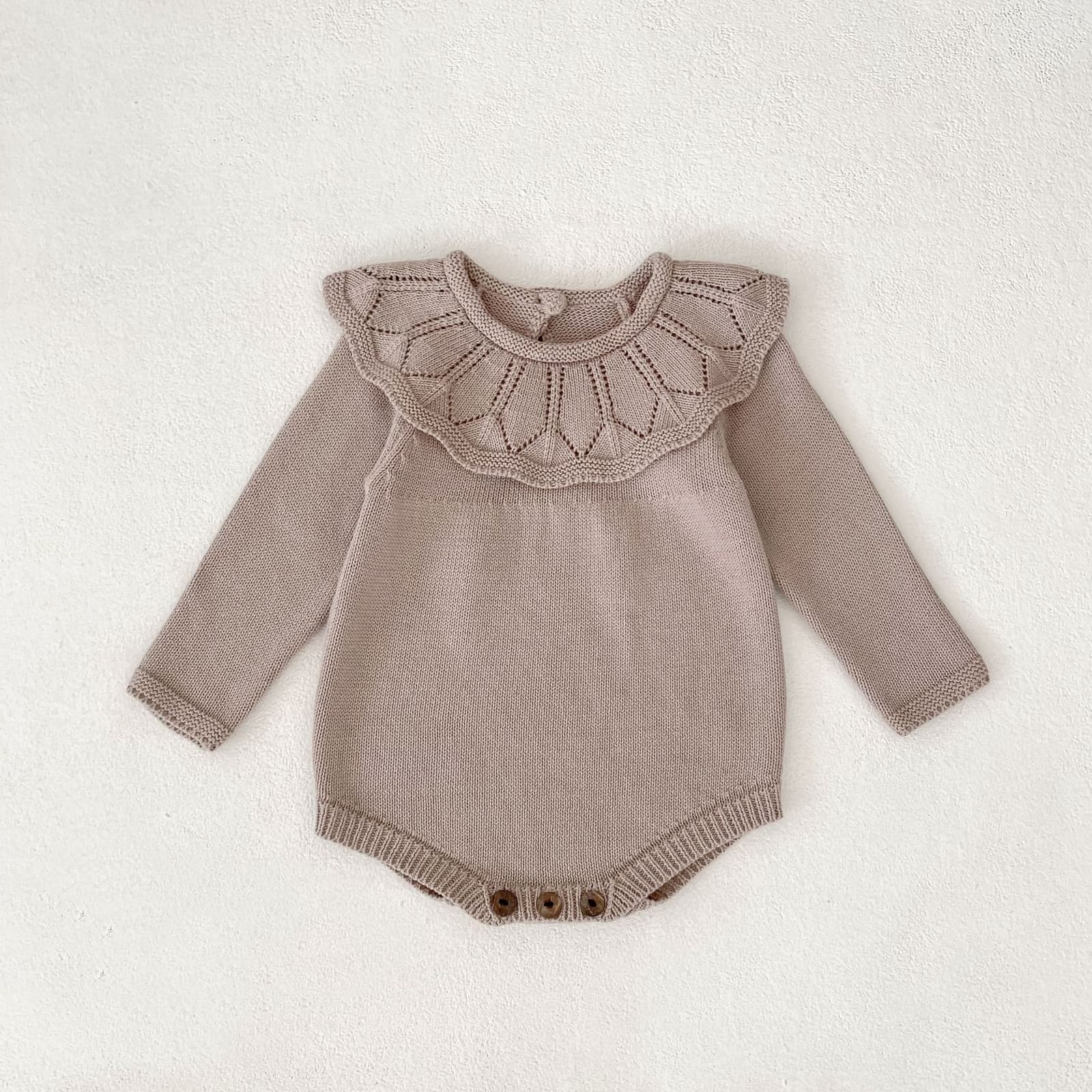 Suéter fashionable de algodón tejido de una pieza