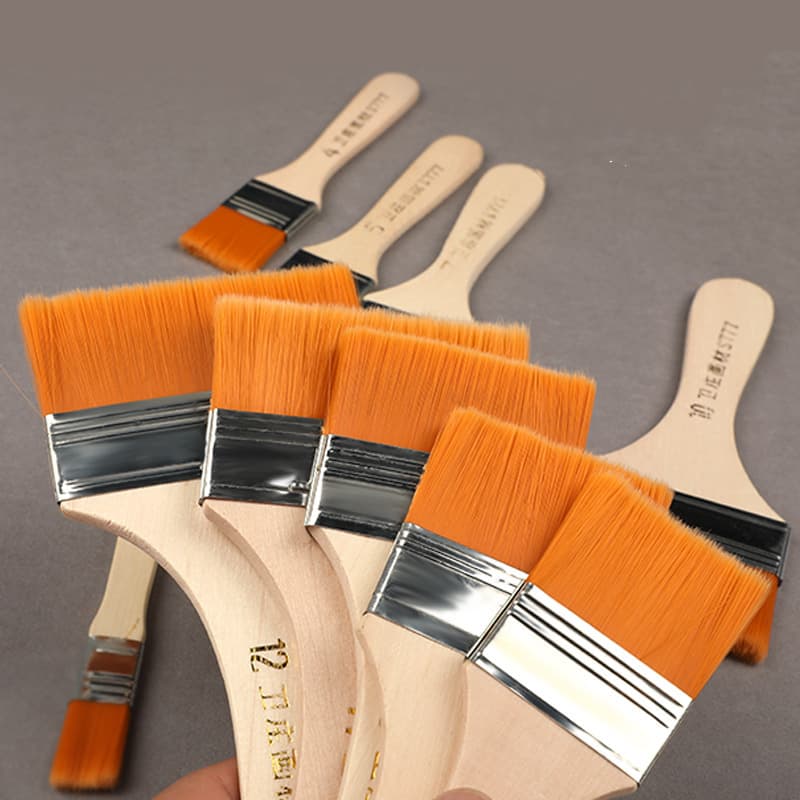 Set de pinceles nylon para bellas artes