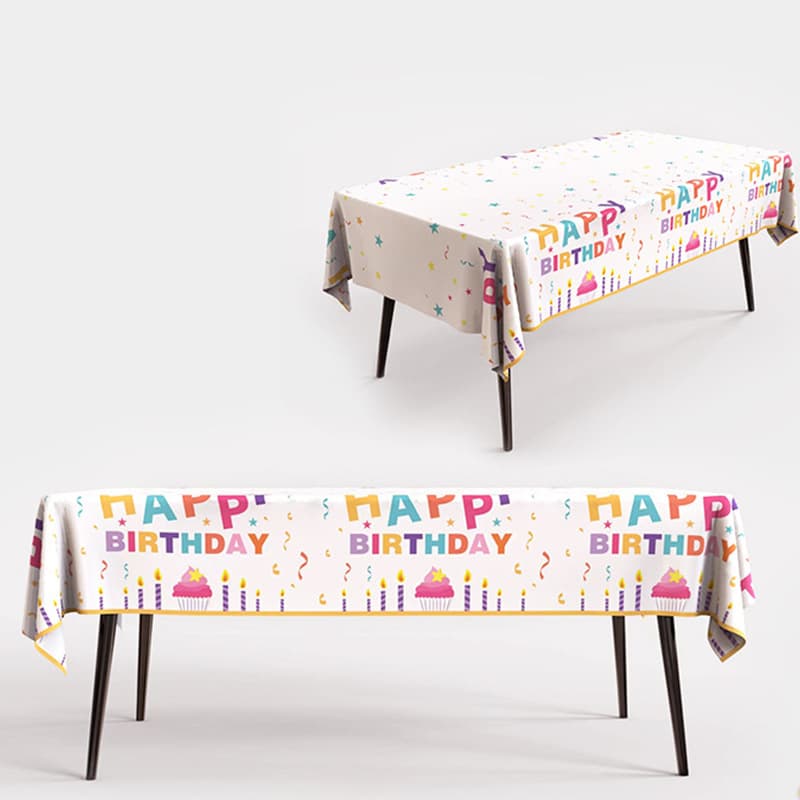 Mantel desechable de aluminio para fiestas