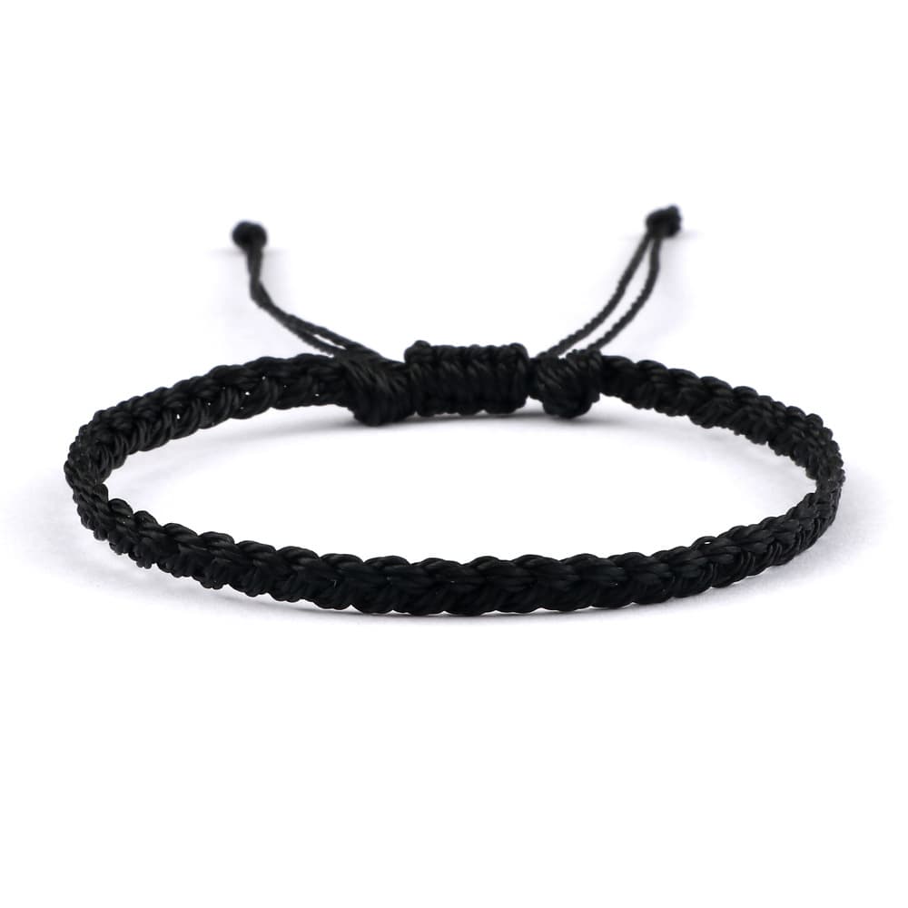 Pulsera trenzada de colores vibrantes ajustable