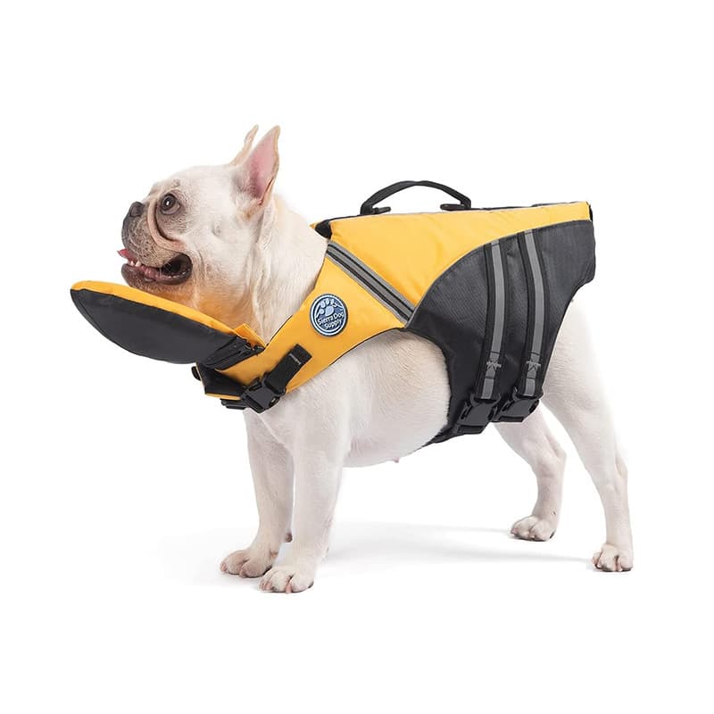 Chaleco profesional salvavidas para perros con flotación