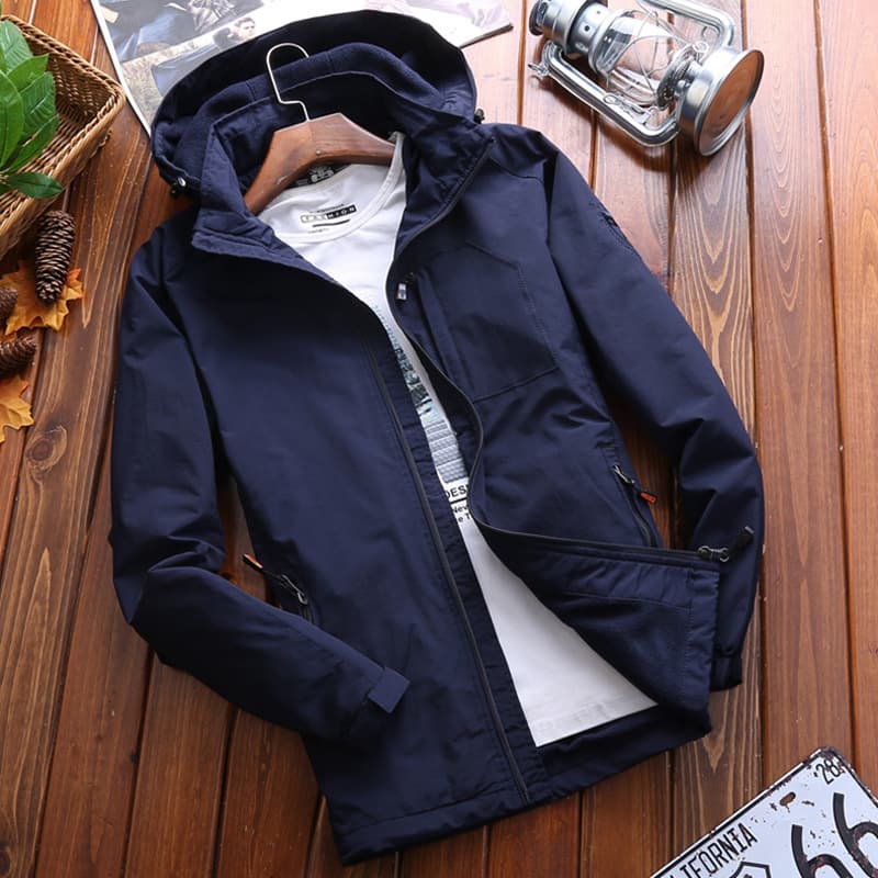 Chaqueta outdoor para montaña hombre manga larga