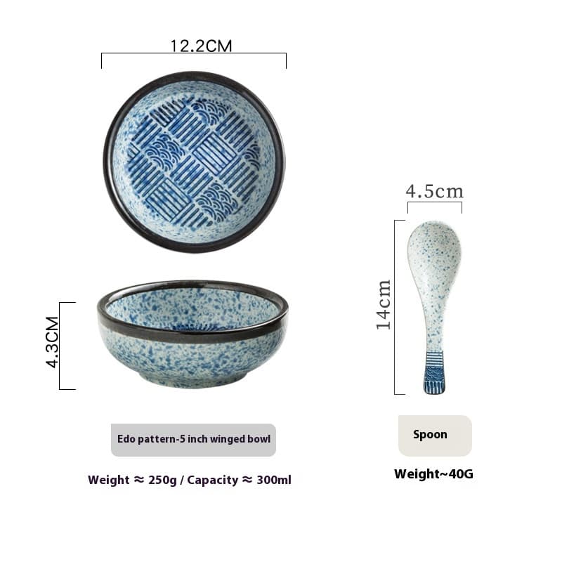 Platillo de cerámica estilo japonés para condimentos