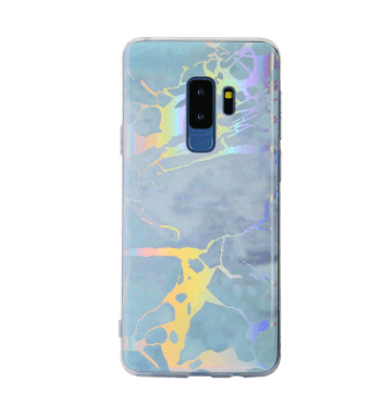 Funda con patrón IMD láser mármol para Samsung