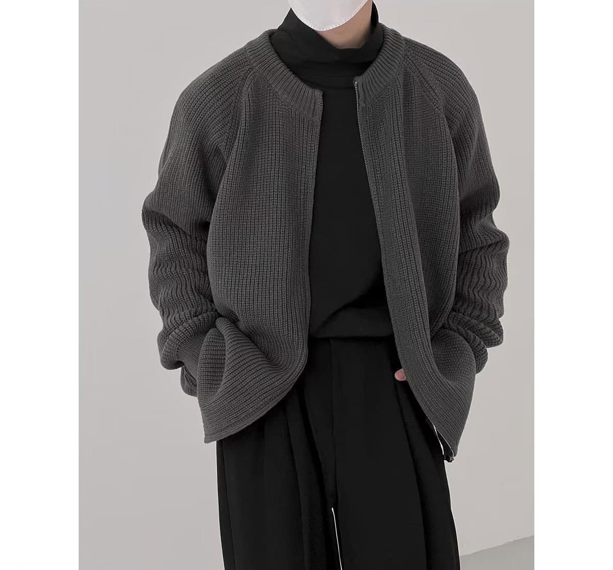 Cardigan para hombre corte suelto elegante