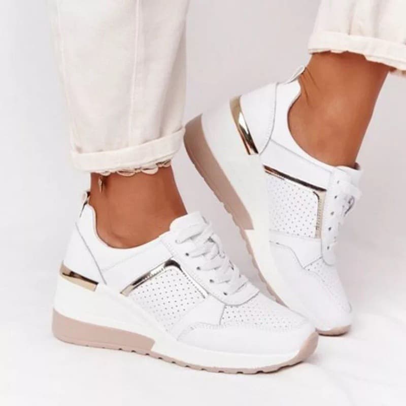 Zapatos deportivos plataforma para mujer talla grande