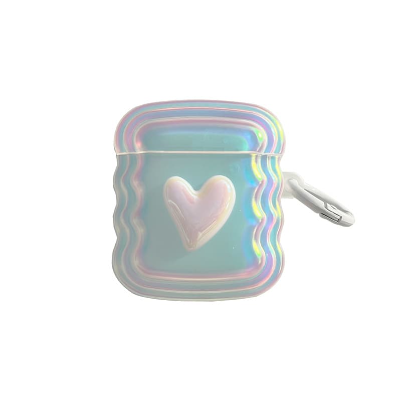 Funda para AirPods con diseño de amor tridimensional