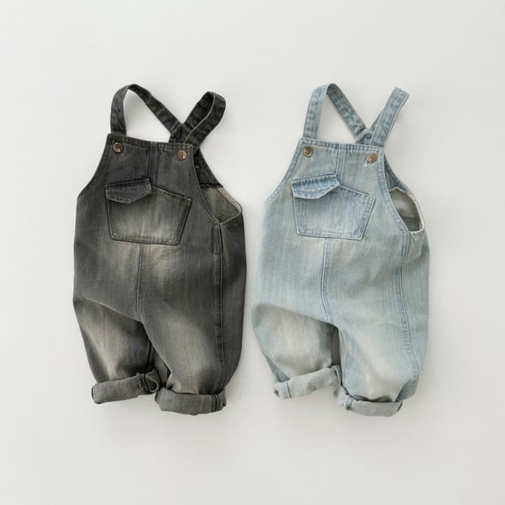 Peto de jeans retro de algodón para niños