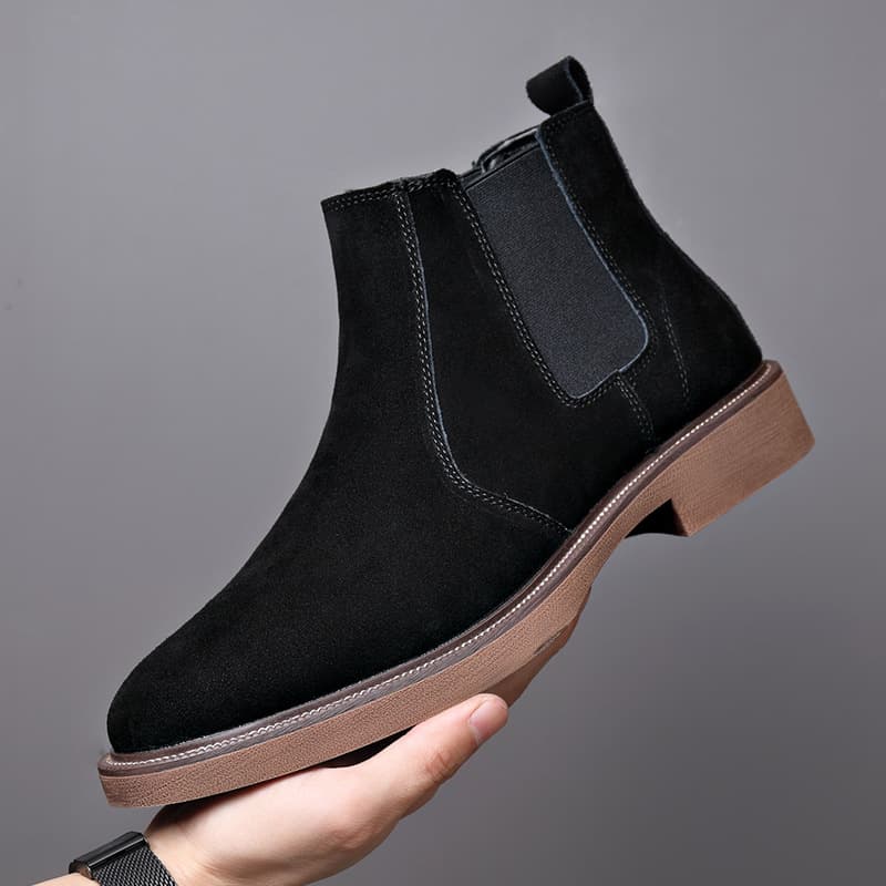 Botas Chelsea de ante para hombre