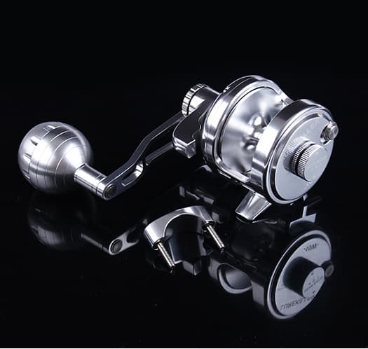 Carrete de pesca tipo jigging, rueda de acero
