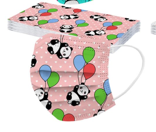 Mascarilla de protección infantil de tres capas no tejida