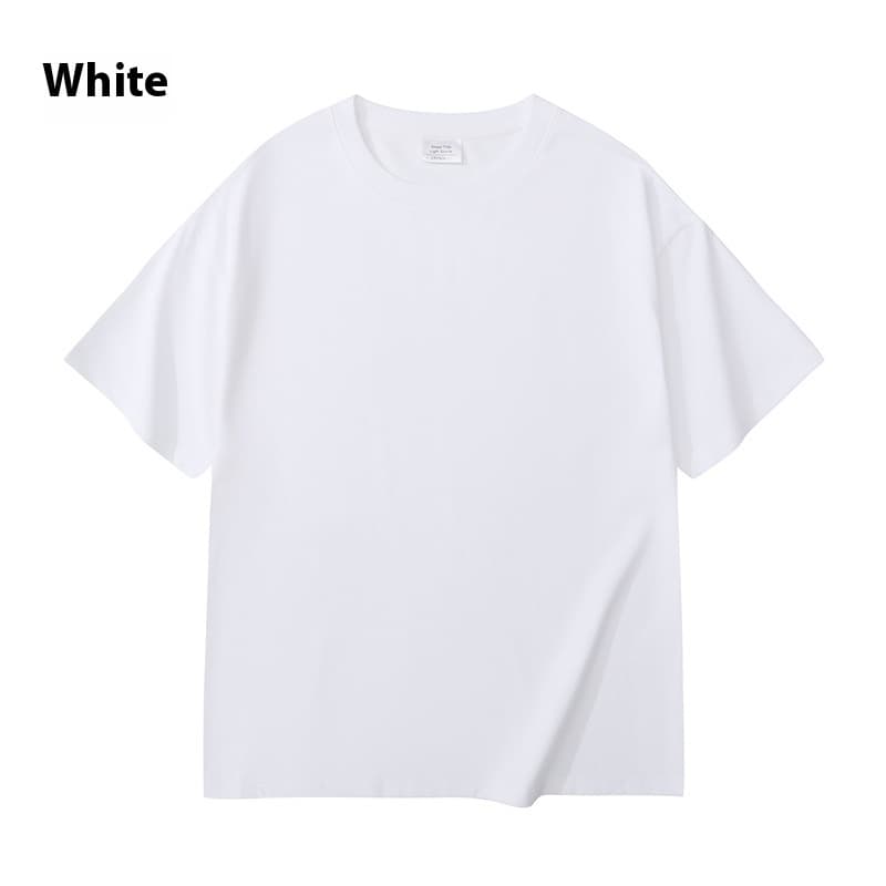 Playera de pareja de algodón con colores sólidos