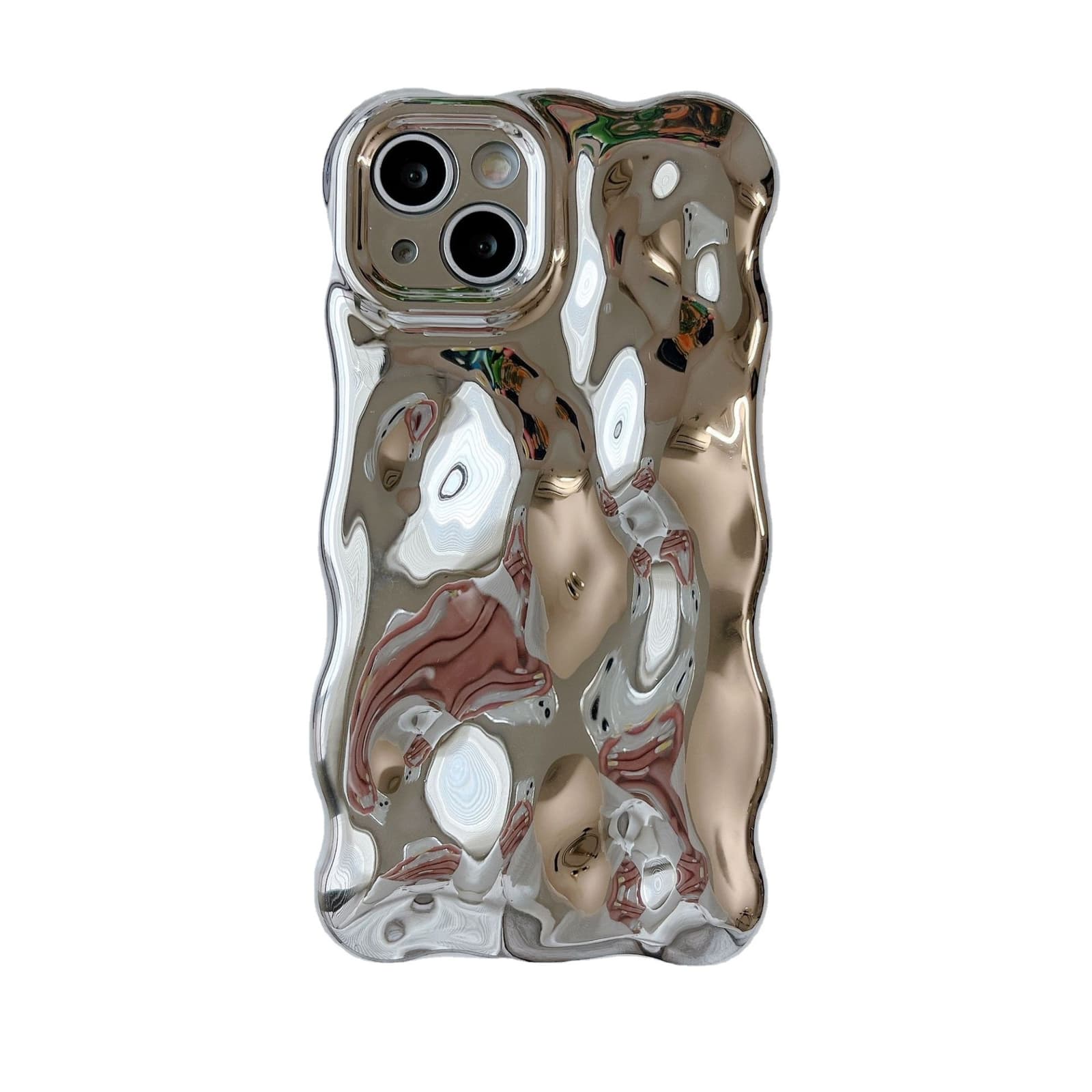 Funda de burbujas electrochapada para iPhone