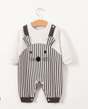 Traje de bebé de algodón