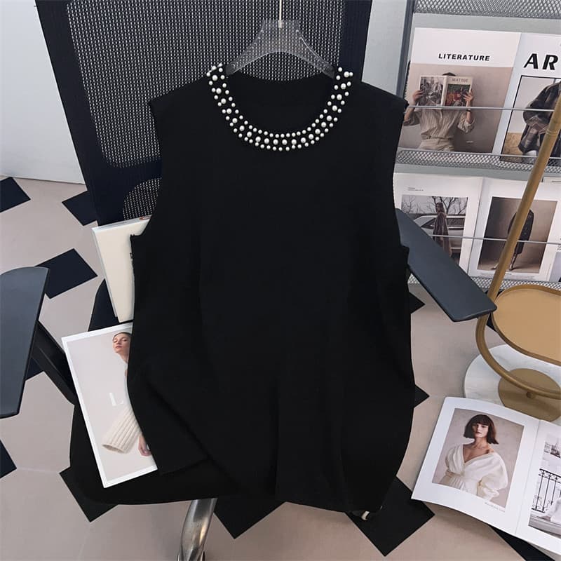 Camiseta suelta viscosa manga corta talla grande