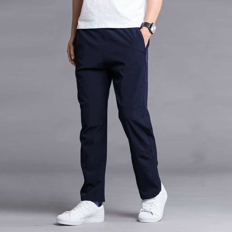 Pantalones deportivos rectos holgados para hombre