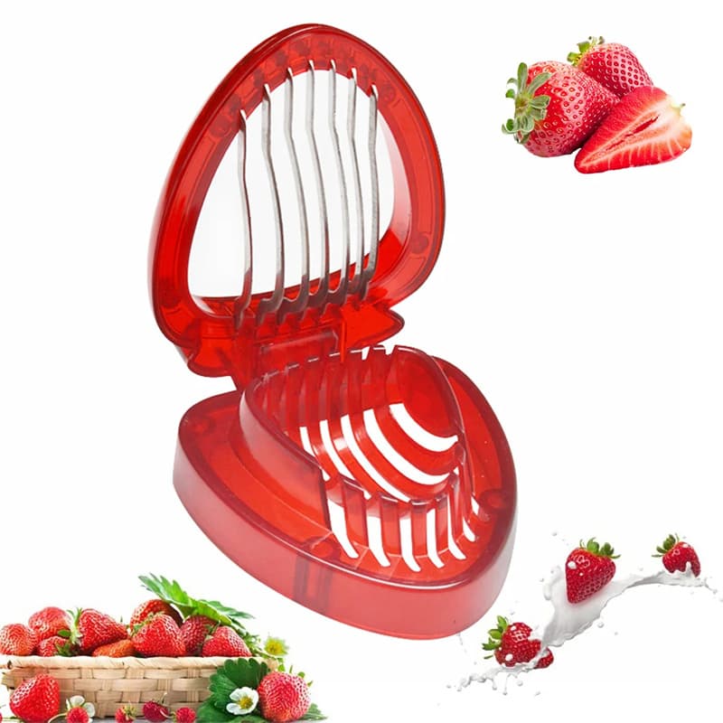 Cortador de fresas para frutas y ensaladas