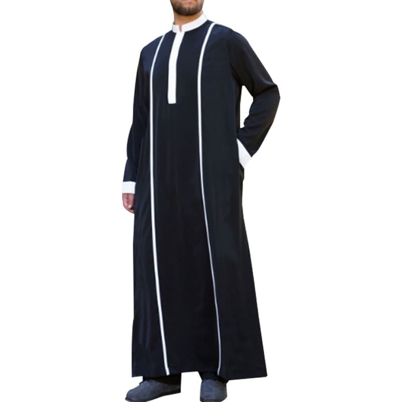 Disfraz de manga larga estilo Kaftan islámico Jubba