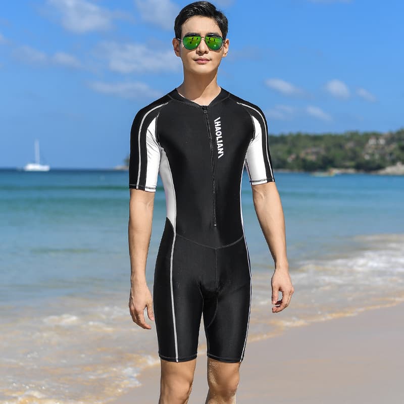 Traje de baño integral de manga corta para deportes acuáticos