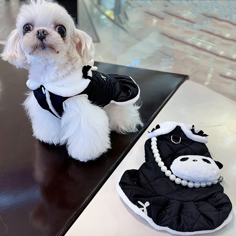 Ropa acolchada de algodón para perro y gato