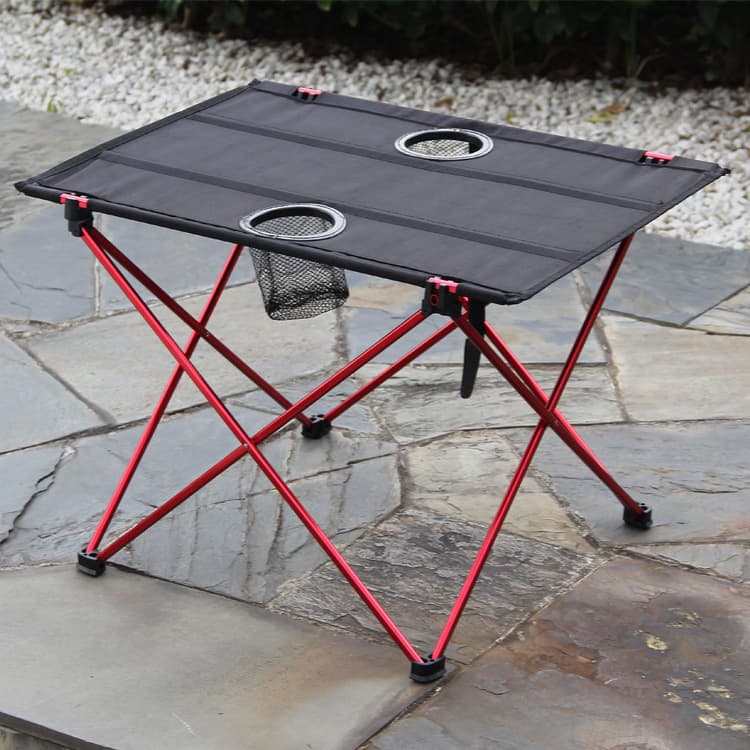 Mesa plegable ultraligera de aluminio para exterior