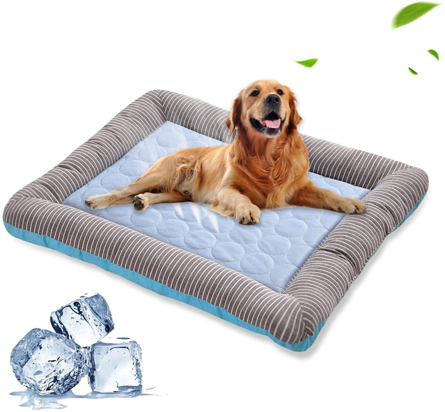Colchoneta refrescante para mascotas con tela de seda fría