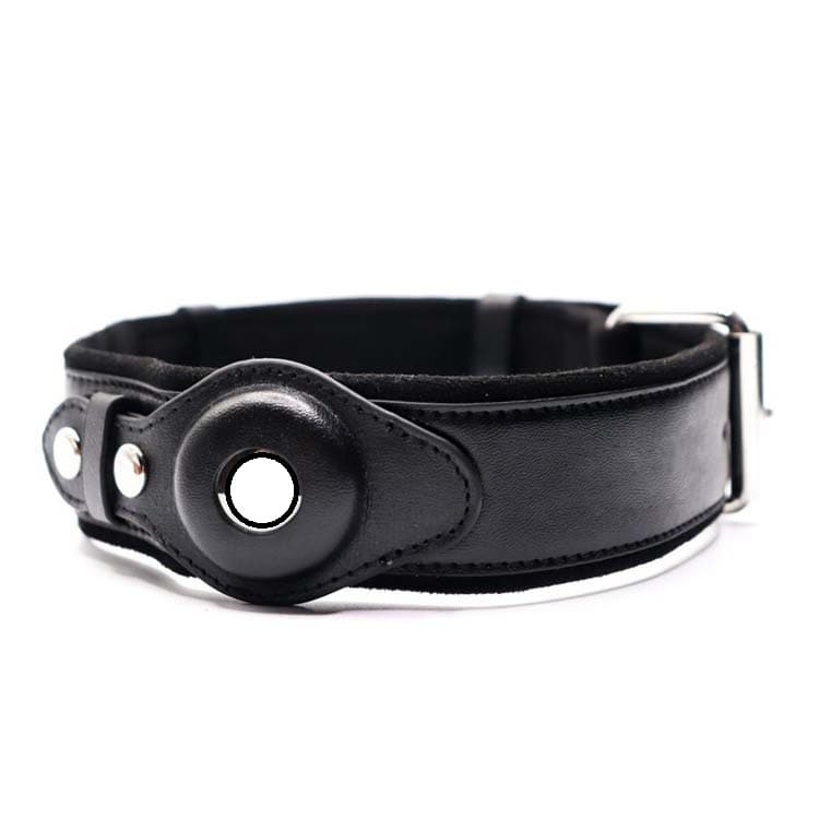 Collar de cuero de primera capa para perros
