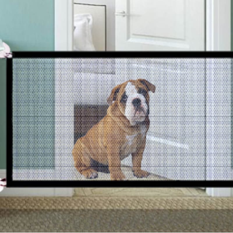 Valla de protección para perros plegable de nylon