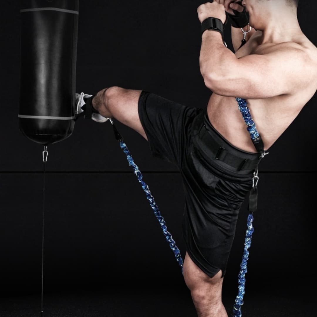 Expansor de pecho elástico para entrenamiento de fuerza