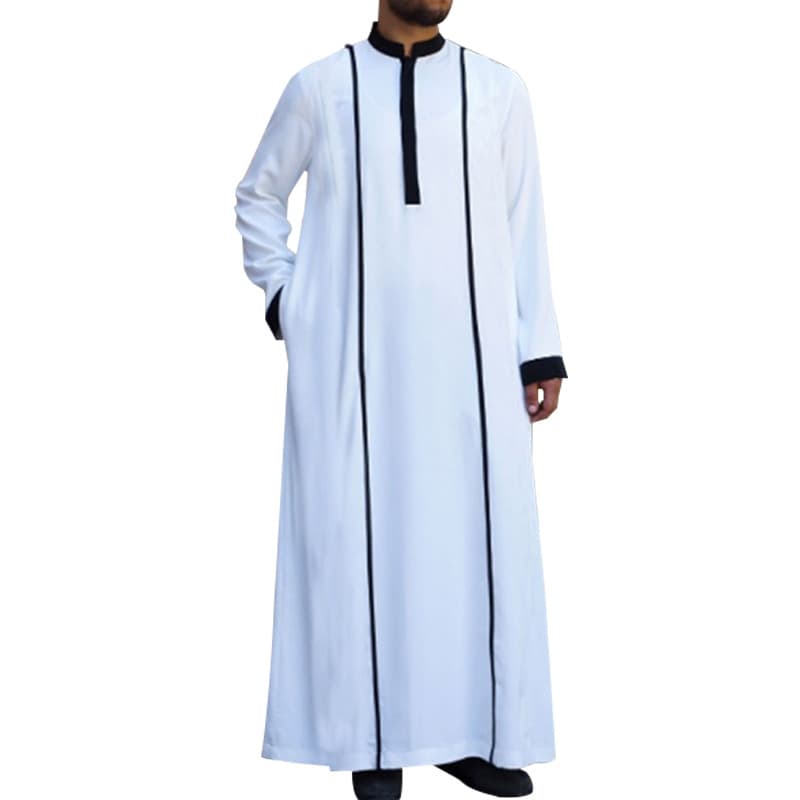 Disfraz de manga larga estilo Kaftan islámico Jubba