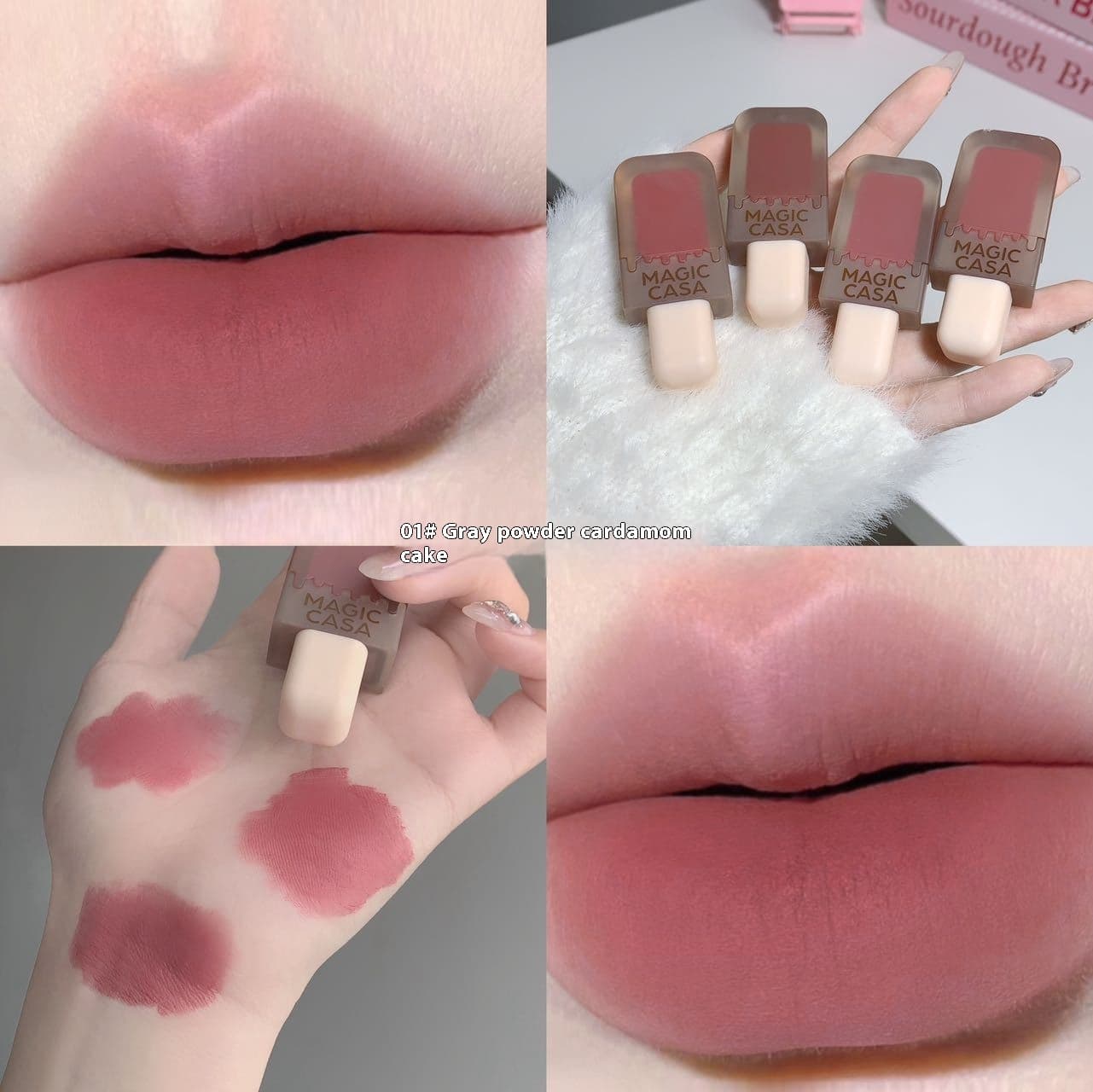 Lacquer labial mate de larga duración
