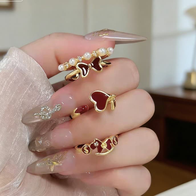 Anillo de la suerte año del caballo 2026 para mujer