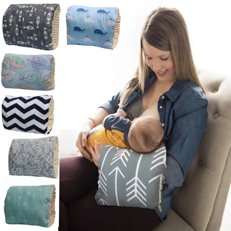 Almohada de lactancia de algodón lavable ajustable