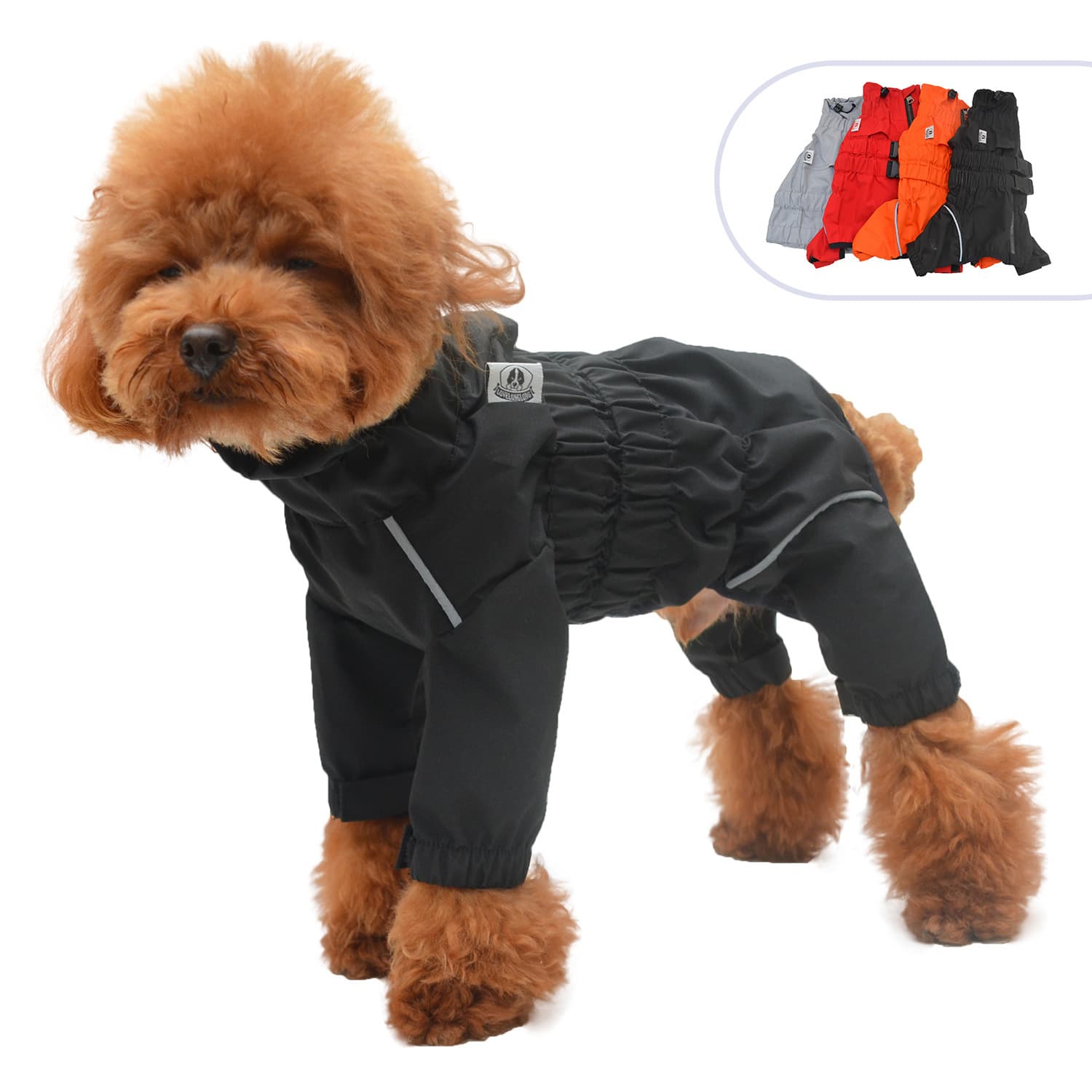 Impermeable para perro de cuatro patas